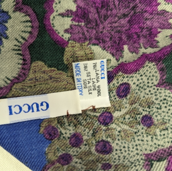 VINTAGE GUCCI SHAWL - Picture 3 of 4